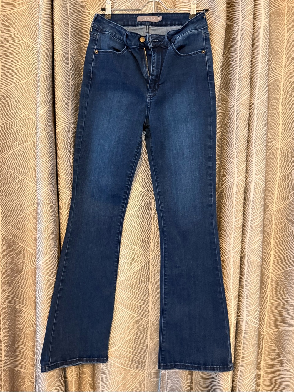 Just USA Dark Blue High-Rise Stretch Jeans